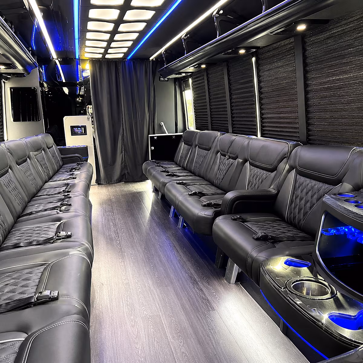 san jose party bus rentals inside